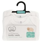 Made 4 Baby 2 Pack Long Sleeve Body Vests Newborn