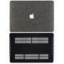 Pu Leather Case Hard Shell For Macbook Air 13INCH - Grey