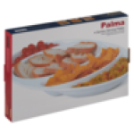@home Palma White 4 Section Serving Platter