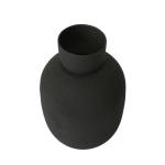 Vase Iron Alex Matte Black 11X11X17