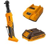 Ingco - Cordless Drive Ratchet With Battery And Charger - 20V