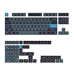 Ksa Profile Double-shot Pbt Keycap Set Tri-tone Grey & Blue