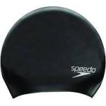 Speedo Long Hair Cap- Ecstatic - Black 8-061680001