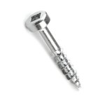 Kreg Zinc Pocket Hole Screws 25 Mm 1.00& 7 Coarse Thread Pan Head 100C