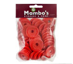 Flexo Poker Chips 50 X Red