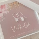 Sophie 925 Sterling Silver Cz Heart Crystal Dangle Earrings