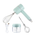 Ashcomonline USB Rechargeable Electric Whip 3 In 1 Na Coil Whisk