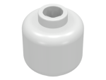 Parts Plain Minifigure Head Block Open Stud 3626B - White