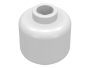 Parts Plain Minifigure Head Block Open Stud 3626B - White