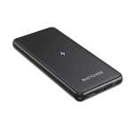 RAVPower 10000MAH 1X USB|1X Type-c 10W QC3.0 Wireless Power Bank - Black