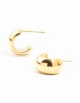 Waterproof Gold Plated Stainless Steel MINI Bubble Huggie Earrings
