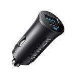 ANKER 30W Fast Charge Car Charger Dual Usb-c & Usb-a Ports Iphone & Android Compatible Pps