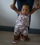 Snug On Shoes Red Stripes 12-18 Months