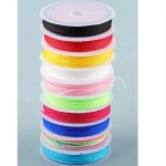 10ROLLS 0.8 Mm High Density Jade Thread Nylon Cord For Diy Jewelry Making Thread Beading Cord Supplies
