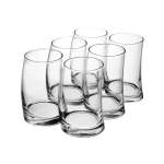 6 Piece 275ML Penguin Water Glass Set Clear