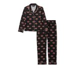 Women’s Bar & Shield Button Front Pajama Set