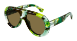 Gucci Sunglasses Mens In Green Brown GG1909S-002 - Green Onesize