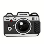 Cartoon Camera Brooch Pin Dropping Oil Paint Badge Clothings Decoration Gift Cute Backpack Jeans Hat Pin Metal Badge