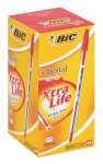 BIC Crystal Xtra Life Medium Ball Point Pen - Red Box Of 60 Barcoded Pens