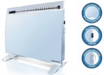 Morphy Richards - Floor Or Wall Mount Glass Heater - White