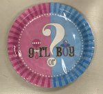 Plates Gender Reveal