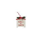 Letter Box Decoration Letters To Santa - Felt - Beige