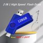 New Hi-speed USB 2.0 Type-c USB Flash Drive Otg Pen Drive 8GB 64GB 128GB USB Stick 2 In 1 High Speed Pen Drive