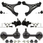 6PC K620382 K620383 K500069 K500070 K80768 K80769 Front Lower Control Arm Ball Joint Sway Bar Replacement For Honda Civic Replac