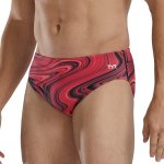Tyr Durafast Elite Mens Racers Brief Vitality Red