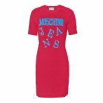 Stretch Dress With Logo -fuchsia