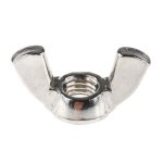 Nut Wing M12 Stainless Steel Each