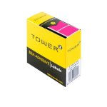 Tower Self Adhesive Flu. Pink Labels 19X25MM 200 Labels