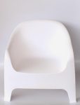 White Pvc Tub Chair – 80X71X70CM