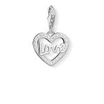 Silver Zirconia Love Charm