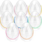 12 Inch 10 Inch 8 Inch Giant Clear Easter Eggs Fillable 4 5 6 7 8 10 12 Pcs Jumbo Plastic Easter Eggs Large Clear Easter Eg