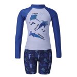 Boys Sea Life Ls Rashvest Set