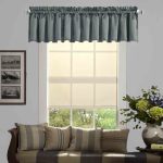 Ladity Blackout Valance For Living Room Rod Pocket Curtains For Small Window Room Darkening Kitchen Valance Single Panel Dark Gr