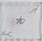 Parts Panel 1 X 6 X 5 With Black Cracks On Window Pattern Stickers - Set 76082 59349PB161