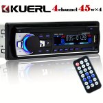 Kuerl JSD-520L Car Radio Audio USB SD MP3 Player Receiver Wireless Hands-free With Remote Control Black 1 Din