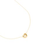 Waterproof Gold Plated Stainless Steel Looped Pendant Necklace