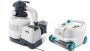 Intex ZX300 Auto Pool Cleaner With SX2100 Sand Filter Pump Bundle