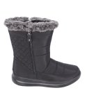 Ladies Faux Fur Trim Boot - 8 Black