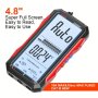 1PC Full Screen Rechargeable Digital Multimeter Multi-functional Tester Easy To Read And Easy To Operate Convenient To Carry Digital Voltmeter