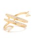 Goldair Gold Plated Cubic Zirconia Astrid Ring - M/l