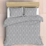Soft Touch Essentials DUVET COVER SET - Symmetry - Queen 230 X 200CM