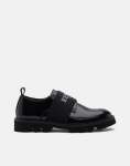 Canver Brush Black white Shoes - UK12 Black