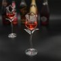 Fancy Red Wine Goblet Wine Cocktail Glasses 100ML Rose Flower Shape Wine Glass Party Barware Drinkware