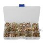 115 Pieces 6-22MM Galvanized Spring Hose Clamps For Fuel Water Air Lines