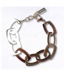 Multi Link Oblong Bracelet - Silver Free