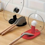 Versatile Kitchen Organizer - Foldable Spatula & Spoon Rest Pot Lid Holder And Utensil Storage Rack